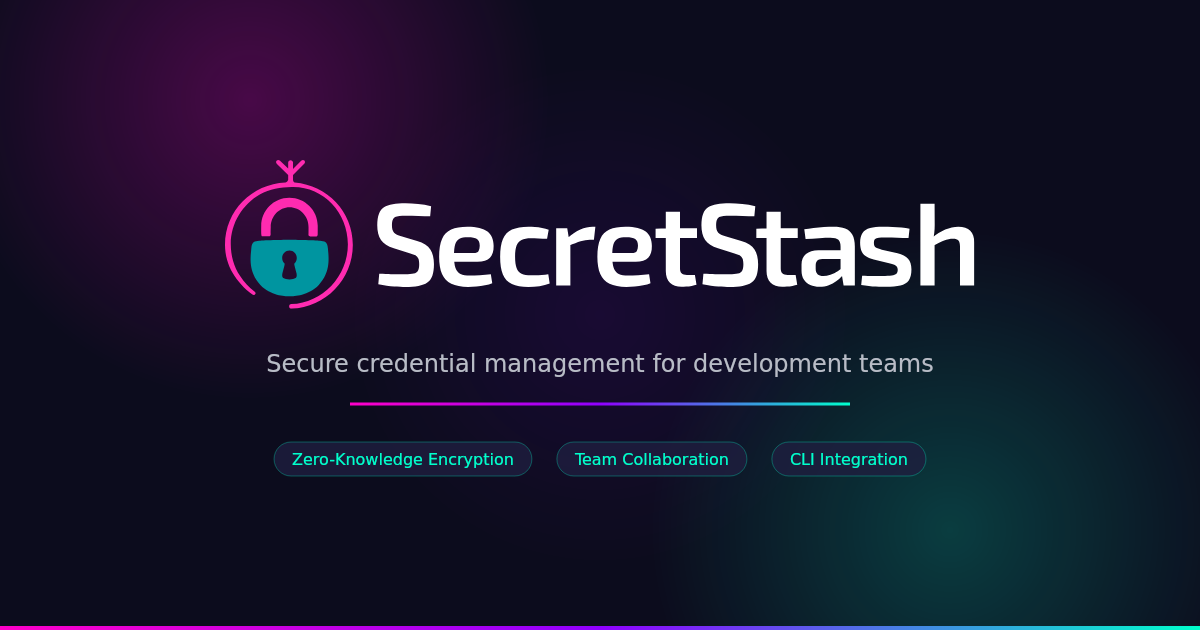 SecretStash - Secure Credential Management
